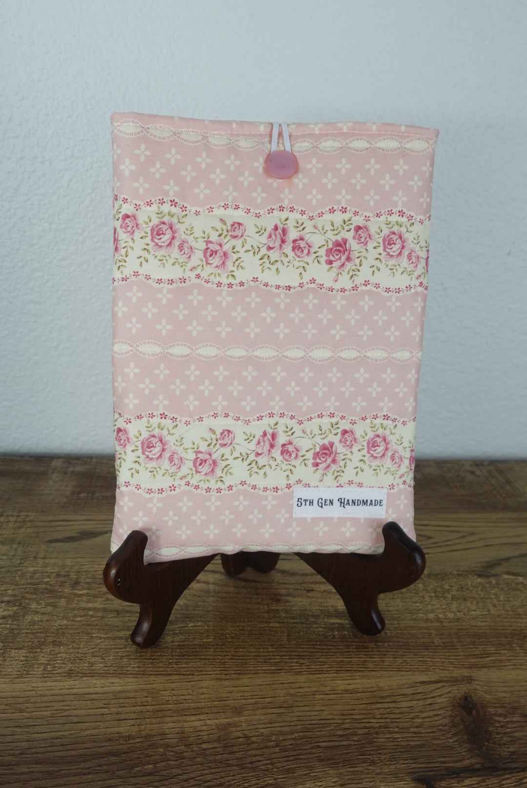 Princess Pink Small Button Book Sleeve