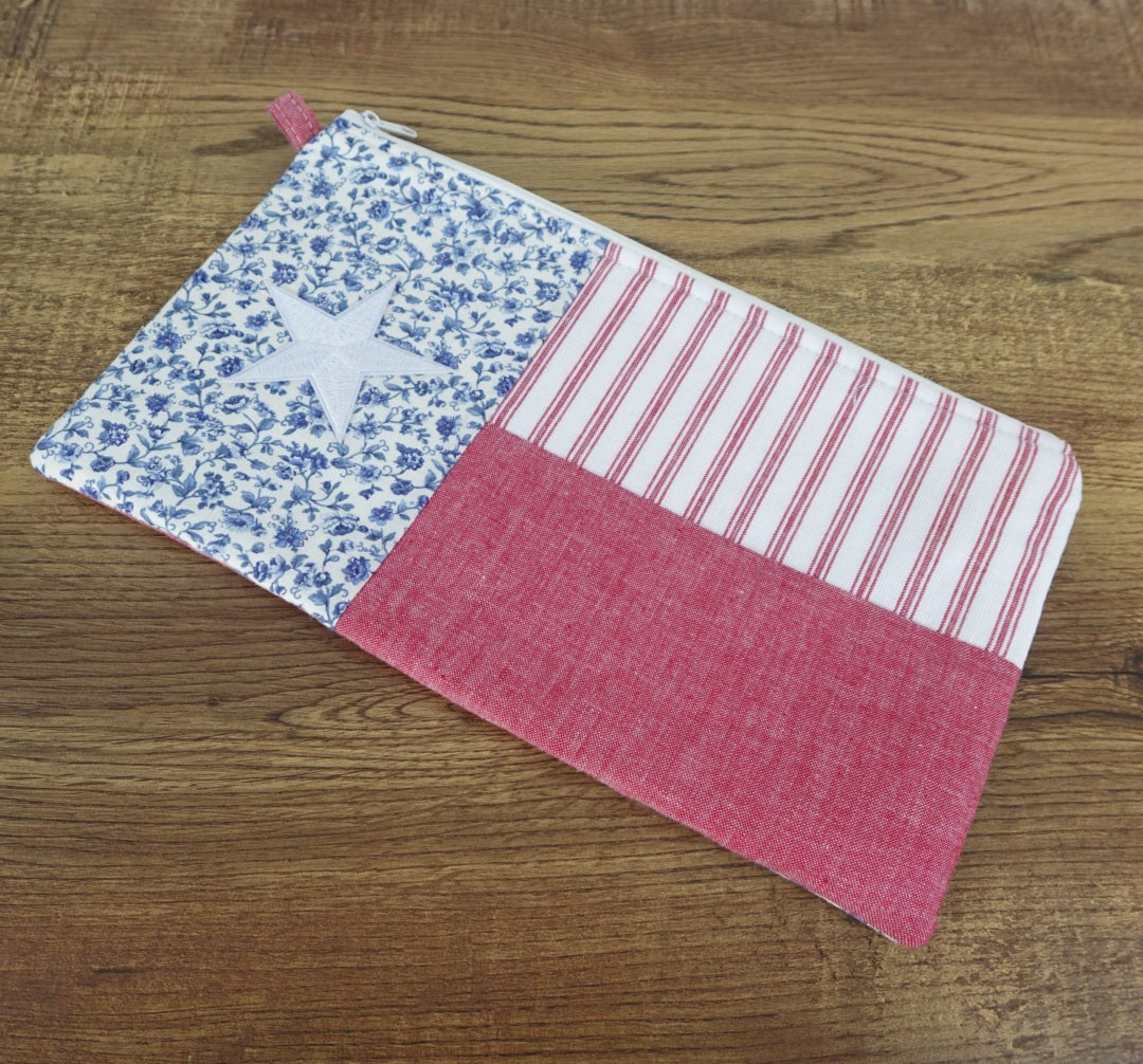 Texas Flag Pouch Large