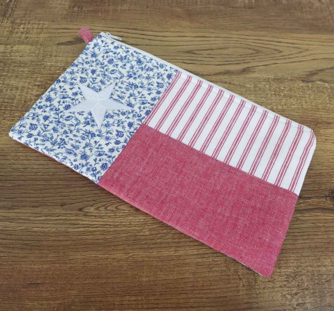 Texas Flag Pouch Large