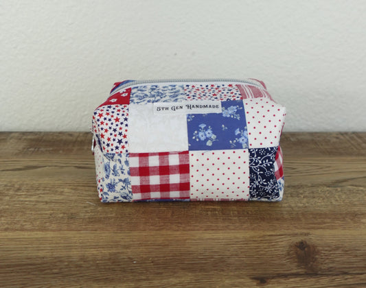 Stars and Stripes Patchwork Small Boxy Bag