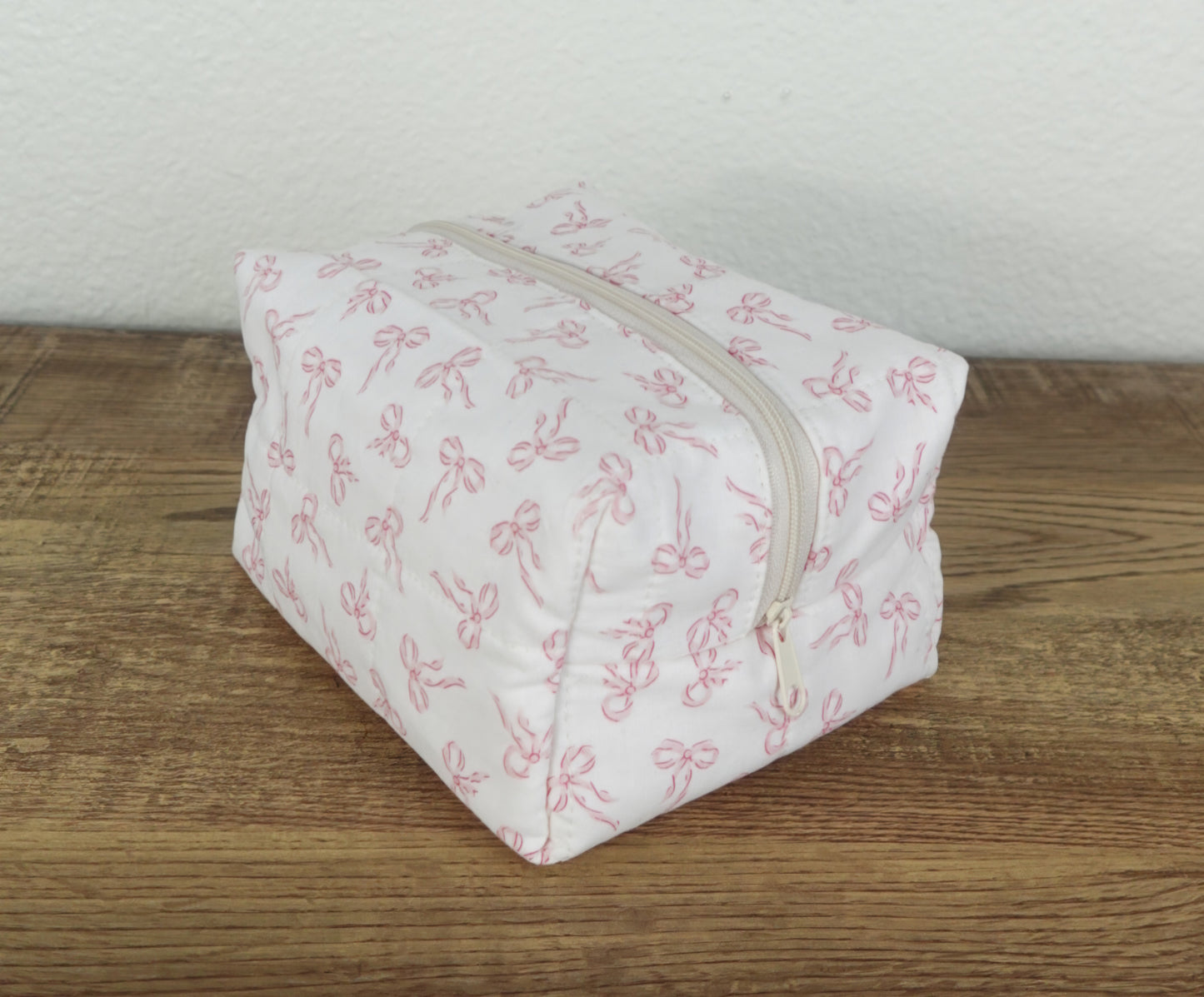 Pink Bows Small Boxy Bag