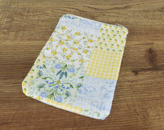 Blue Patchwork X-Small Kindle Sleeve- Kindle Basic