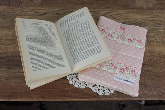 Princess Pink Small Button Book Sleeve